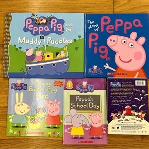 Peppa Pig Collection of 4 Books and 1 DVD